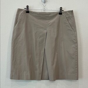 Ann Taylor Khaki Cotton Mini Skirt. Women’s sz6